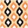 Tissu viscose imprimé losange vendu par 50 cm(...) - Orange