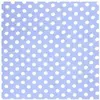 Tissu viscose imprimé pois blancs vendu par 50 cm(...) - Bleu