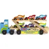 Camion géant dépliable et 6 voitures de course Melissa et Doug