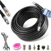 TTLIFE 30M Déboucheur Canalisation Haute Pression400 Bar, Compatible a...