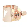 Vandoren Ligature Optimum Or Rose Saxophone Alto + Couvre-bec Plastique