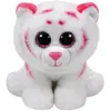 Peluche Tabor le Tigre Beanies Ty Medium Rose et Blanche 33 cm