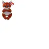 Peluche TY Beanie Bellies Medium Witt le renard 30 cm