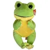 TY Animal en peluche Beanie Bellies Medium Snapper la grenouille 30 cm Vert