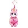 Porte-clés en Peluche Ty Beanie Bellies Skylar La Licorne