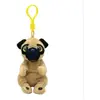 Porte-clés en peluche TY Beanie Bellies Clip Izzy Le Chien