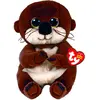 Peluche TY Beanie Babies Small Mitch La Loutre Marron