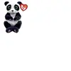 Peluche TY Beanie Babies Small Ying Le Panda Noir et Blanc