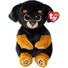 Animal en peluche Ty Beanie Bellies Randi le chien 15 cm Noir et Marron