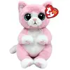 Peluche Ty Beanie Bellies Lillibelle Le Chat Rose