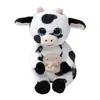 Animal en peluche Ty Beanie Bellies Herdly la vache 15 cm