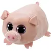 Juratoys Teeny Tys Tenny Tys - Peluche Curly Le Cochon 8 Cm