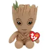 Peluche Ty Groot Marvel Beanie Babies Marron