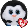 Peluche Ty Puffies - Ty - Waddles le pingouin - Noir - 3 ans - 7.5 cm