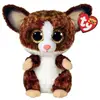 Peluche Ty Beanie Boo's Medium Binky Le Galagos Marron et Blanc