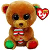 Peluche Bella l’Ours Brun Sucre d'orge Beanie Boo's Ty Medium 23 cm