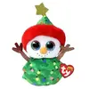 Peluche interactive TY Beanie Boo's Small Garland le bonhomme de neige