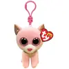 Porte-clés en peluche Ty Beanie Boo's Clip Fiona le Chat