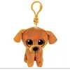 Peluche Ty Beanie Boo’s Clip Zuzu Le Chien Marron