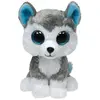 TY Peluche - BEANIE BOO'S - Slush Chien 23cm - Gris et blanc - Intérieur
