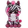 TY Flippables Small - Peluche Sequins Zoey Le Zèbre 15 Cm