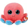 Peluche Ty Beanie Boo's Sheldon la pieuvre 15 cm Rose