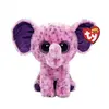 Peluche Ty Beanie Boo's Small Eva L'Eléphant Violet