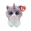 Peluche Ty Beanie Boo's Asher Le chat licorne 15 cm