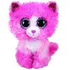 Peluche TY Beanie Boos Reagan Chat 15cm - Rose et Blanc