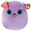 Peluche Ty Squish A Boos Small Bitsy Le Chien Violet