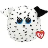 Peluche Ty Squish A Boos Medium Fetch Le Chien Blanc et Noir