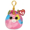 Porte-clés en peluche Ty Squish a boos Fantasia La Licorne 8 cm