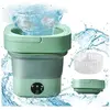 TTLIFE Mini Machine à Laver Portable Pliable 8L, Laveuse et Essoreuse...