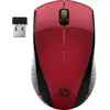 Souris sans fil - HP - 220 - Rouge - 3 boutons programmables - Optique