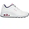 Baskets - SKECHERS - Uno Stand On Air - Cuir - Plat - Blanc - Femme