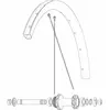 Mavic Rayons Kit 12 Front/rear Cosmic Sl 32 Disc