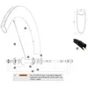 Rayon Mavic Spoke 1FT Sat23 Inox-BK/Y 247 mm