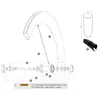 Mavic Rayons Gauches Comete Pro Carbon Ust 12 Unités