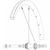 Mavic Rayons Kit 12 Front/rear Cosmic Slr 32 Disc