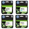 HP 912XL - Cartouche d'encre / Multipack - BK + C + M + Y (4 pcs. / 51.4 ml)