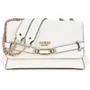 GUESS Silvye Xbody Sac à rabat convertible Blanc, Blanc., Taille unique