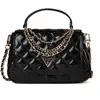 Giully Ii Top Handle Flap par Guess Noir T.U Sacs