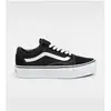 Vans - Old Skool Platform Black/White - Chaussures pour fille