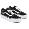Vans - Old Skool Platform Black/White - Chaussures pour fille