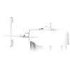 HPE Fixation murale JW053A Aruba - Pour points d'accès sans fil