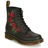 DR MARTENS Femme 8 Eye Boot, Noir Black Black, 37 EU