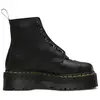 Dr Martens Femme Jungle Boot Shoes, Black Milled Nappa, 40 EU