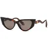 Roberto Cavalli Lunettes De Soleil Pour Femme Src128m Cat Eye