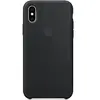 Apple Coque en silicone pour iPhone XS Noir - Neuf