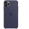 Apple Coque en Silicone (pour iPhone 11 Pro Max) - Bleu Nuit